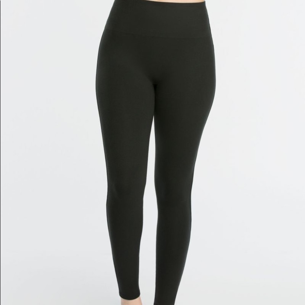 Spanx Essential Patterned Leggings Black